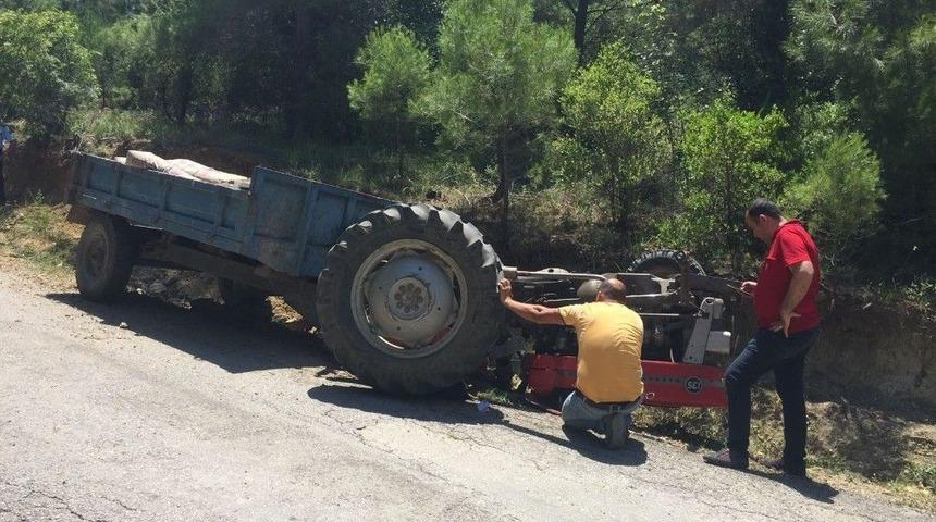 Dalaman&rsquo;da Trakt&ouml;r Devrildi: 1 &Ouml;l&uuml;
