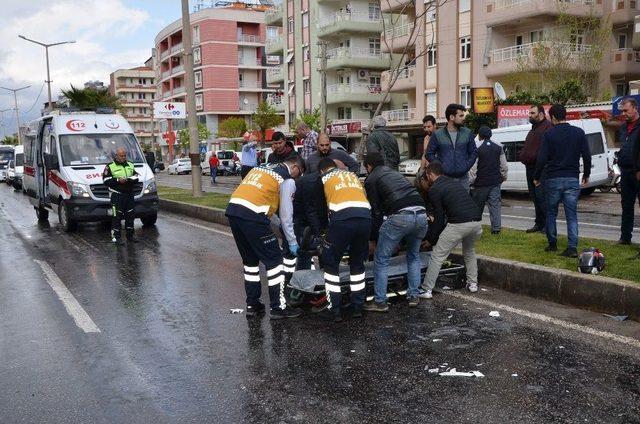 Milas’ta Kaza; 1 Yaralı