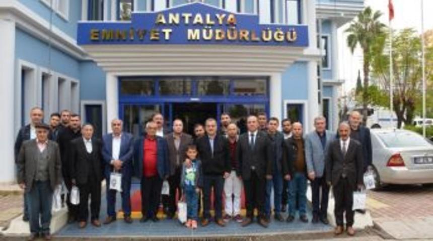 Şehit Yakınları Antalya Emniyeti&rsquo;nde