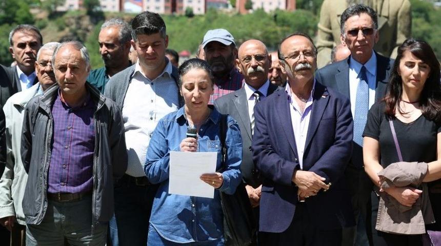 Tunceli&rsquo;den İsrail Ve Abd&rsquo;ye Tepki