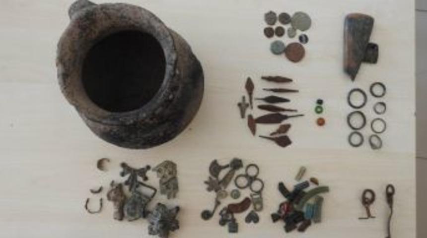 Gaziantep&rsquo;te Bizans D&ouml;nemine Ait Tarihi Eser Yakalandı