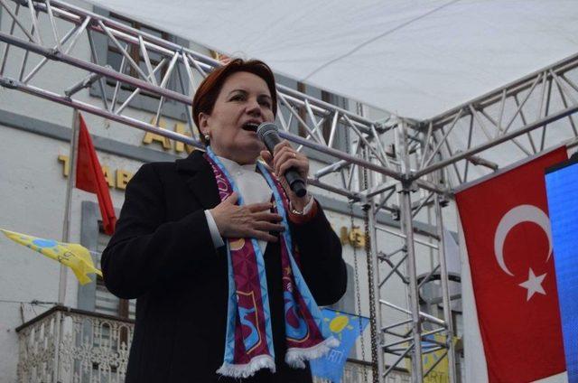 İyi Parti Genel Başkanı Meral Akşener Trabzon’da
