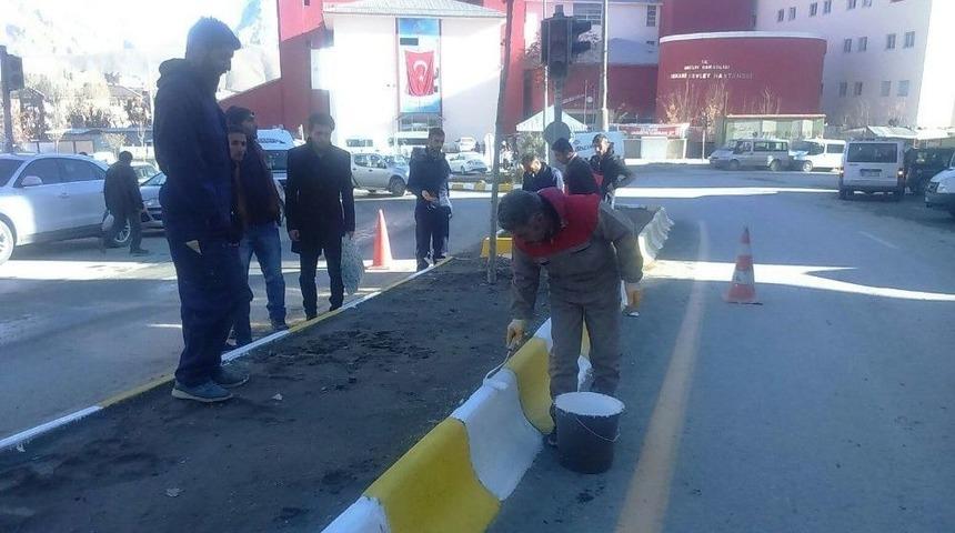 Hakkari&rsquo;de Ref&uuml;jler Boyatıldı