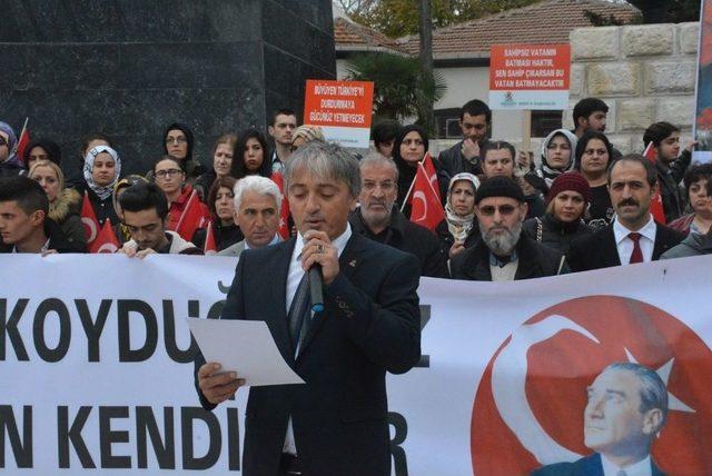 Sinop’ta Nato Protesto Edildi