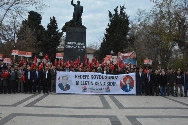 Sinop’ta Nato Protesto Edildi