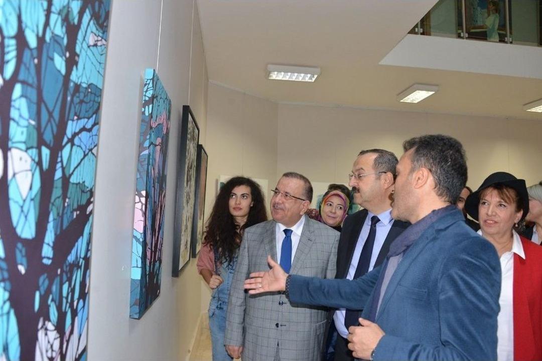 Sel&ccedil;uk&rsquo;ta &Ouml;ğretmenler G&uuml;n&uuml; Anısına Resim Sergisi