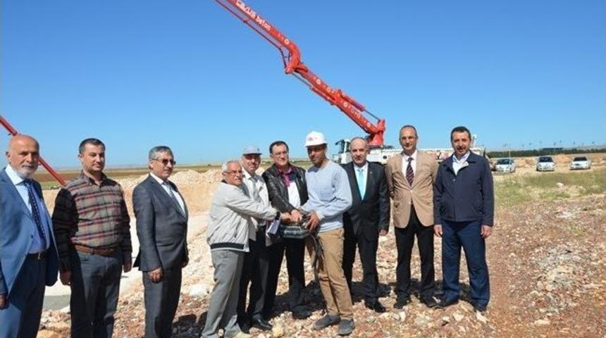 Haran Tıp’a Cami Yapımı İçin İlk Harç Döküldü