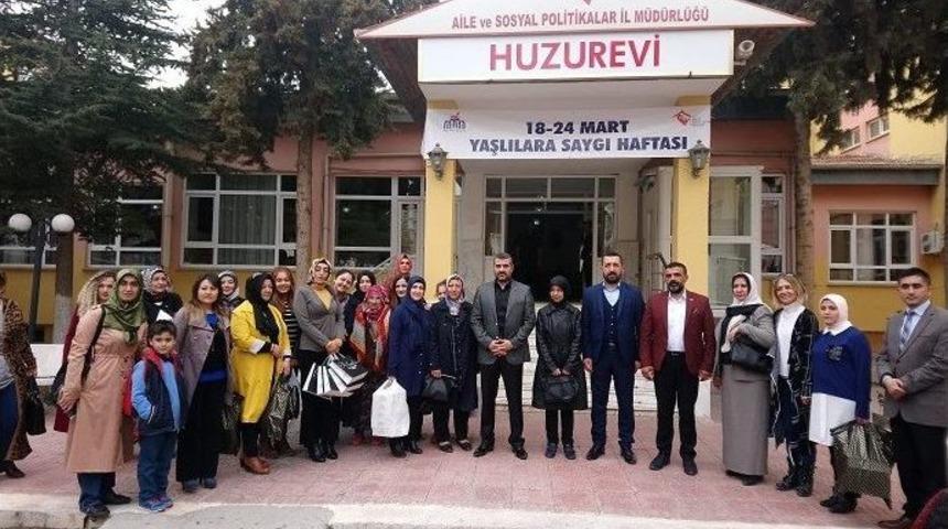 Mhp’li Başkan, Huzurevini Ziyaret Etti