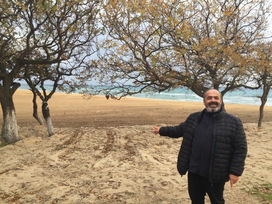 Saros Sahilinde Yenileme &Ccedil;alışmaları