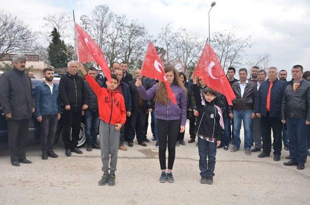 Afrin’e Giren Mehmetçiğe Destek İçin Araç Konvoyu Düzenlendi