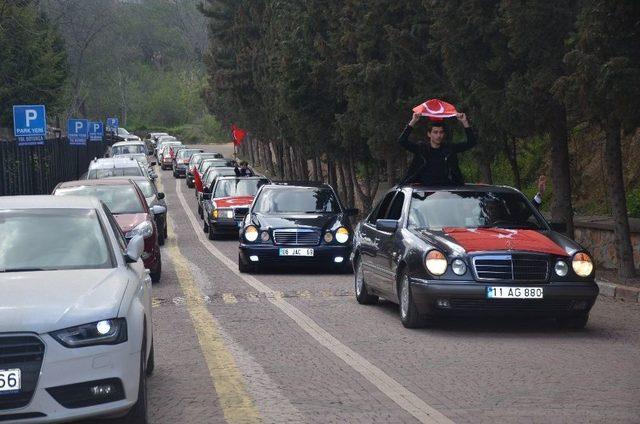 Afrin’e Giren Mehmetçiğe Destek İçin Araç Konvoyu Düzenlendi