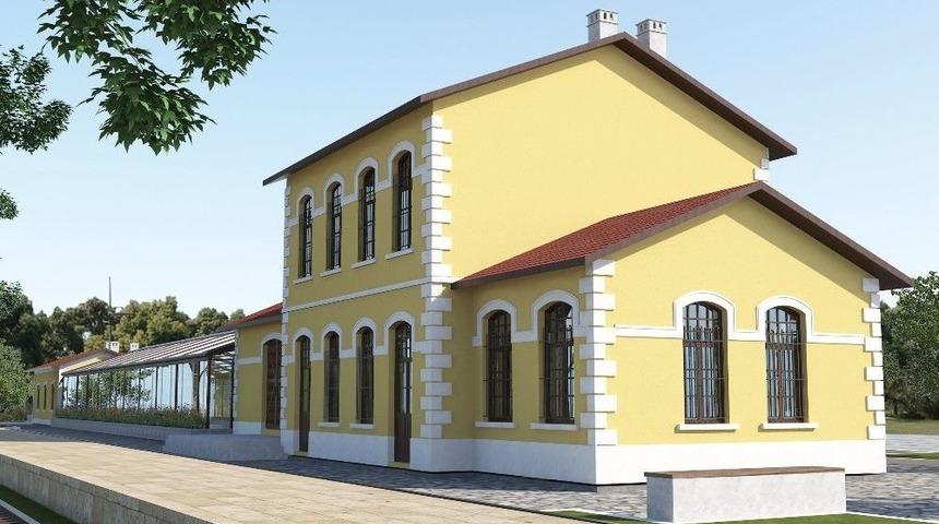 Asırlık Gar Binaları G&uuml;n Y&uuml;z&uuml;ne &Ccedil;ıkıyor