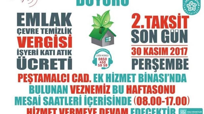 Vergi &Ouml;demesinde Son 3 G&uuml;n