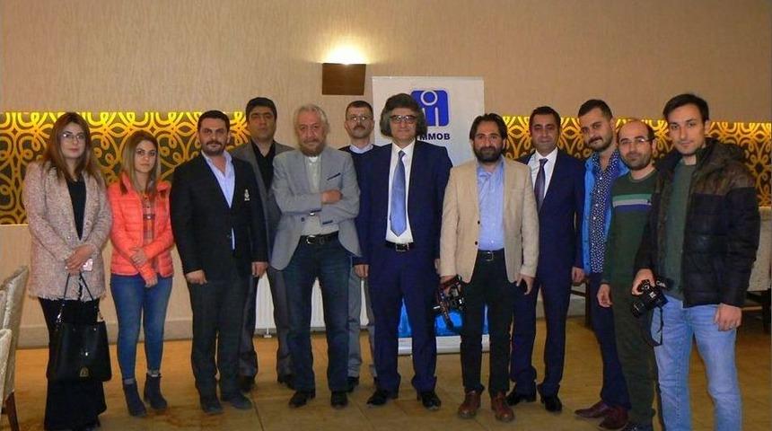 İmo Başkanı Tortum Ve Y&ouml;netim Kurulu &Uuml;yeleri, Basın Mensupları İle Bir Araya Geldi
