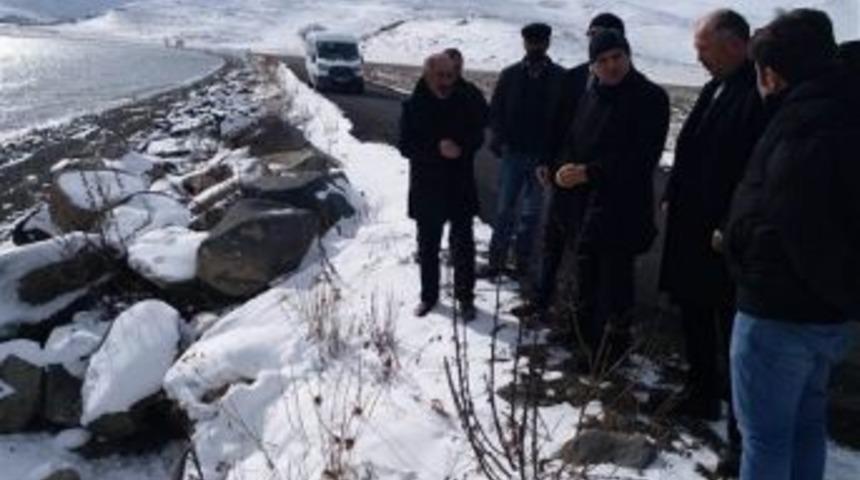 Kaymakam İmamoğlu, &Ccedil;ıldır G&ouml;l&uuml;nde İnceleme Yaptı