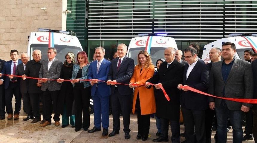 Denizli’ye Alınan 4 Ambulans Hizmete Başladı