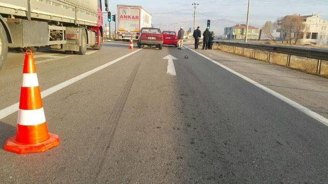 Sivas’ta Trafik Kazası: 1 Yaralı