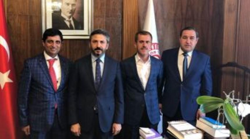 Başkan Aslan Başkan Vekili Aydın İle Bir Araya Geldi