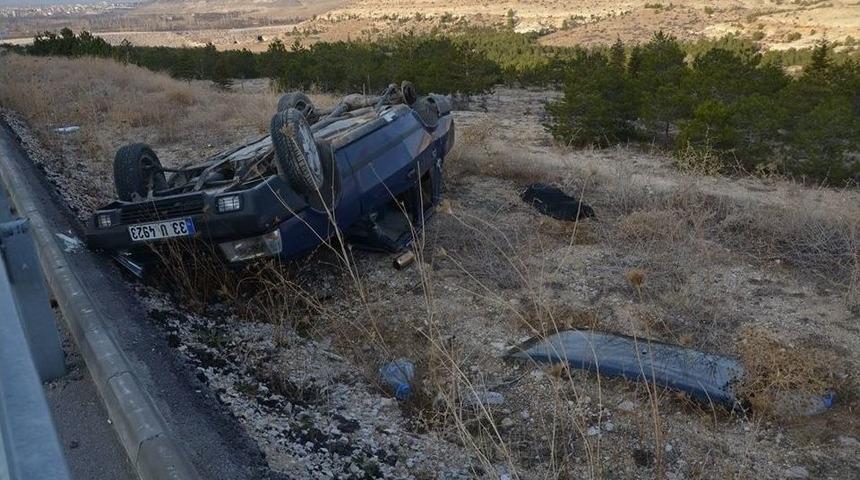 Karaman&rsquo;da Trafik Kazası: 1 Yaralı