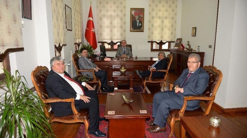 Başkan Avcı, Kaymakam Kaya&rsquo;yı Ziyaret Etti