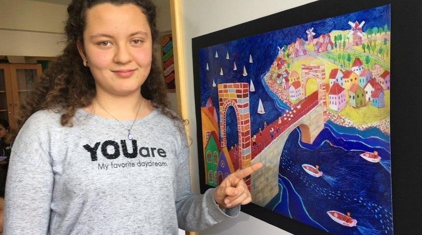 İzmirli Selin Resimde D&uuml;nya Birincisi Oldu