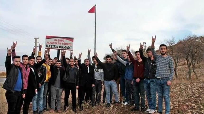 Besni&rsquo;de Başbuğ Alparslan T&uuml;rkeş Ormanına Fidan Dikildi