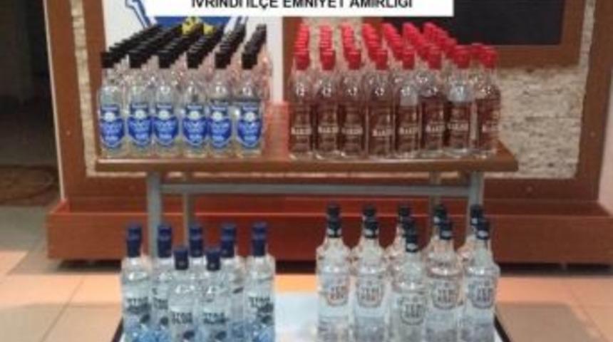 155 Şişe Ka&ccedil;ak İ&ccedil;ki Ele Ge&ccedil;irildi