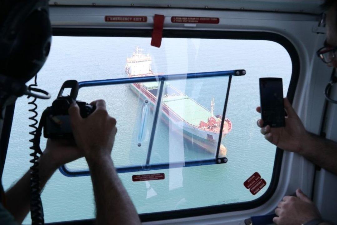 Akdeniz&rsquo;i Kirleten Gemilere Havadan Ceza