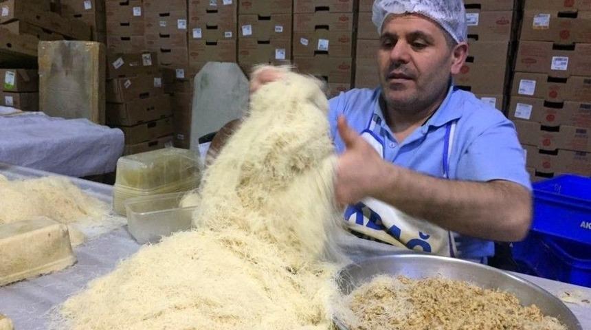 Erzurum&rsquo;da Ramazan Ayının Vazge&ccedil;ilmezi Kadayıf