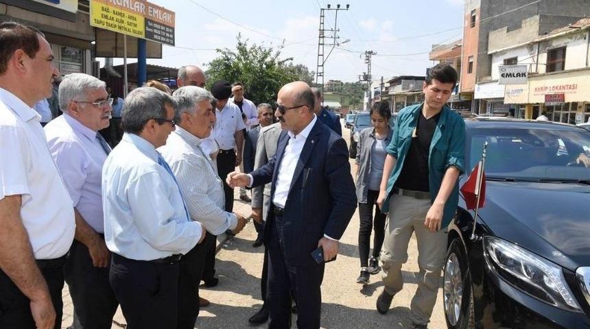 Vali Demirtaş, Salbaş&rsquo;ta Muhtarlar Ve Vatandaşların Taleplerini Dinledi