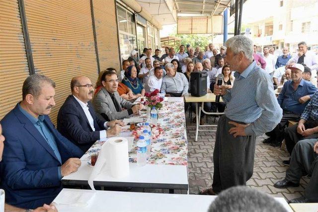 Vali Demirtaş, Salbaş’ta Muhtarlar Ve Vatandaşların Taleplerini Dinledi