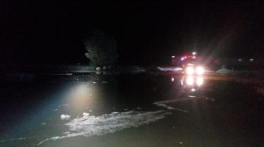 Uşak’ta Yüksek Hızlı Tren Şantiyesini Sel Bastı