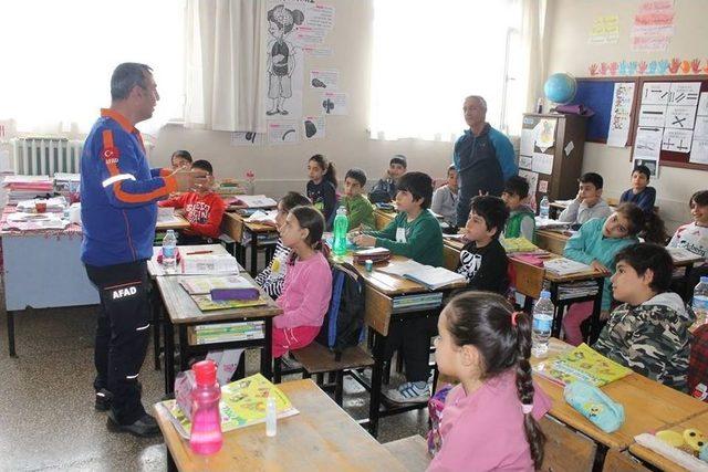 Tunceli’de Afet Bilinci Eğitimleri