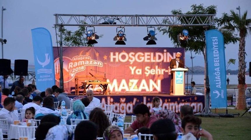 Aliağa’da İlk İftar Yapıldı