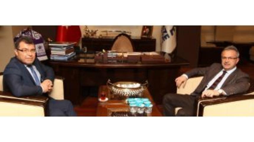 Başkan K&ouml;şker, T&uuml;bitak Başkanını Ağırladı