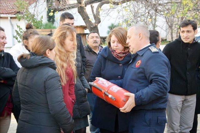 Aile Ve Sosyal Politikalar Edirne İl Müdürlüğünden Yangın Tatbikatı