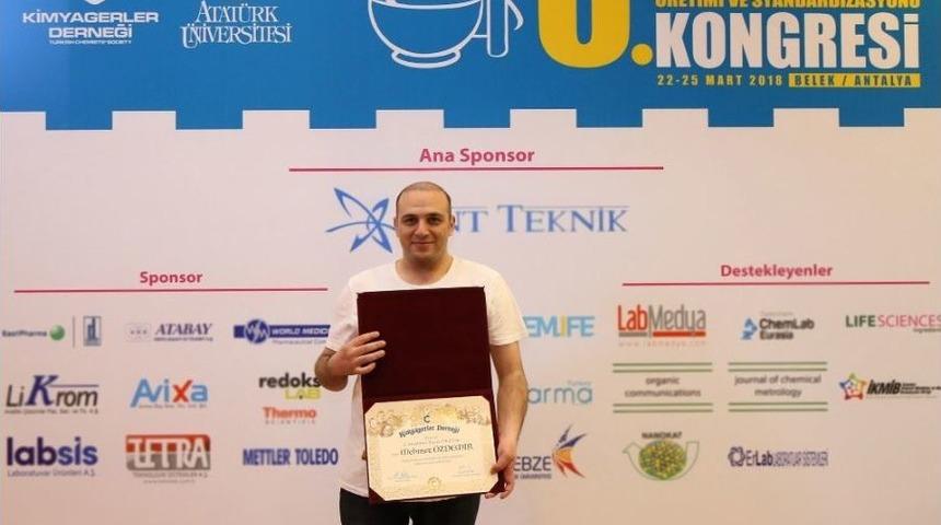 Agü Doktora Öğrencisine Araştırma Teşvik Ödülü