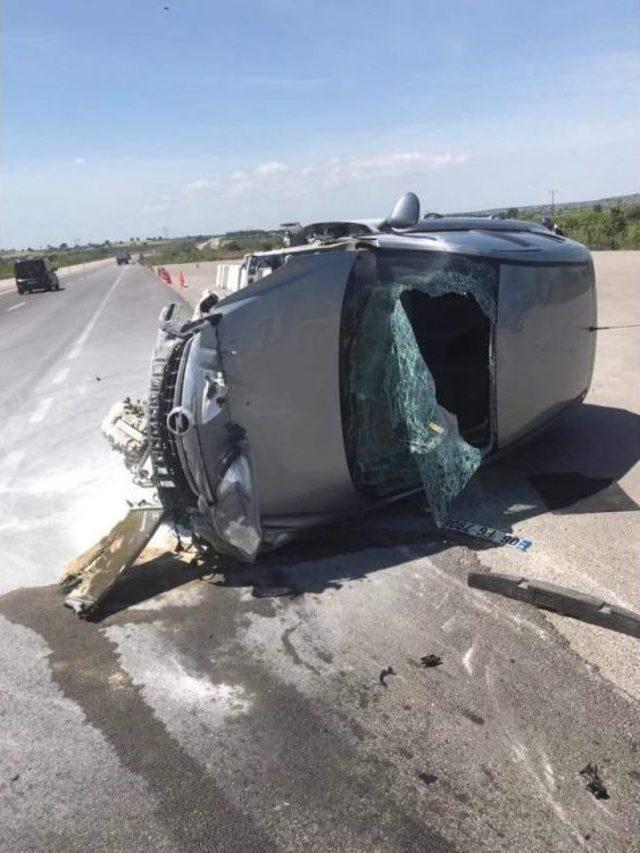 Biga’da Trafik Kazası: 1 Yaralı