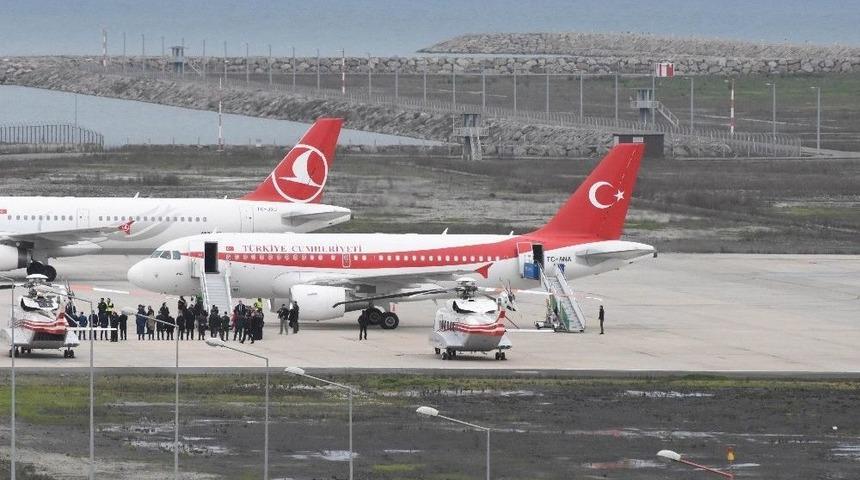 Cumhurbaşkanlığı U&ccedil;ağı Ordu&rsquo;ya İniş Yaptı