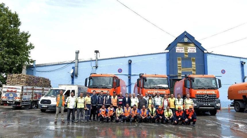 Ankara Toptancı Hali Temizlendi
