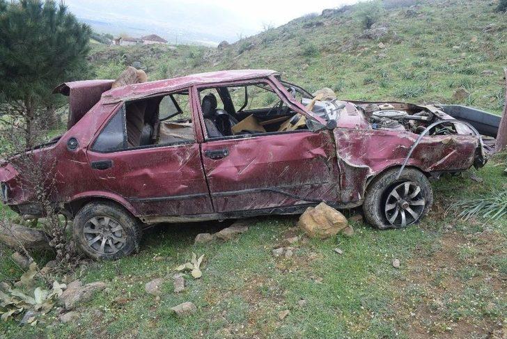 Virajı Alamayan Otomobil Uçuruma Yuvarlandı: 1 Ölü G4