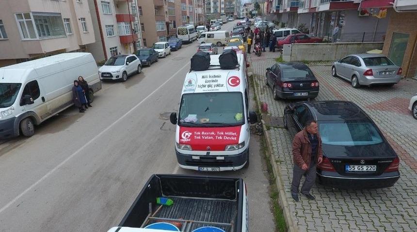 Sinop&rsquo;tan Afrin&rsquo;e Destek Konvoyu