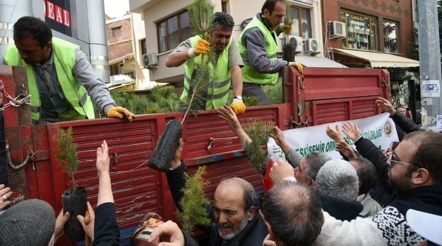 Orman Haftası Kapsamında Fidan Dağıtımları S&uuml;r&uuml;yor