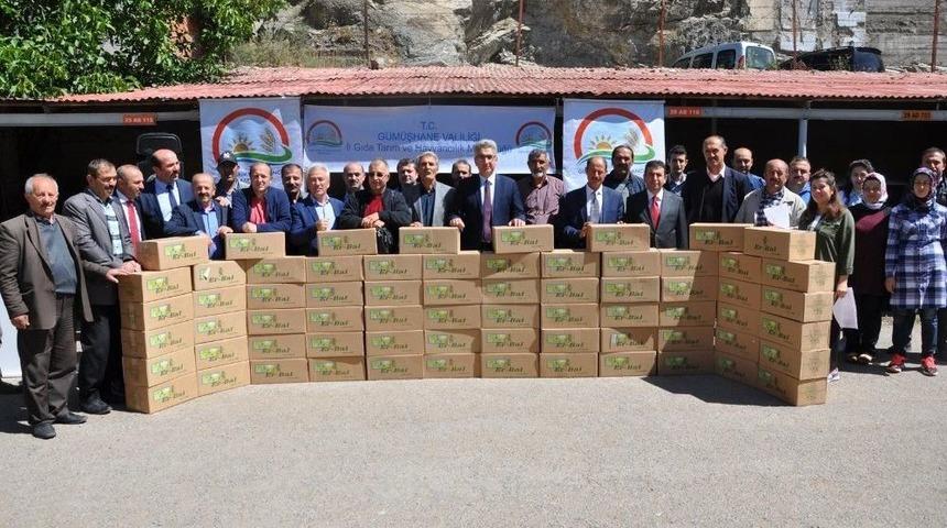 G&uuml;m&uuml;şhane&rsquo;de Organik Arıcılara Bir Ton Petek Desteği