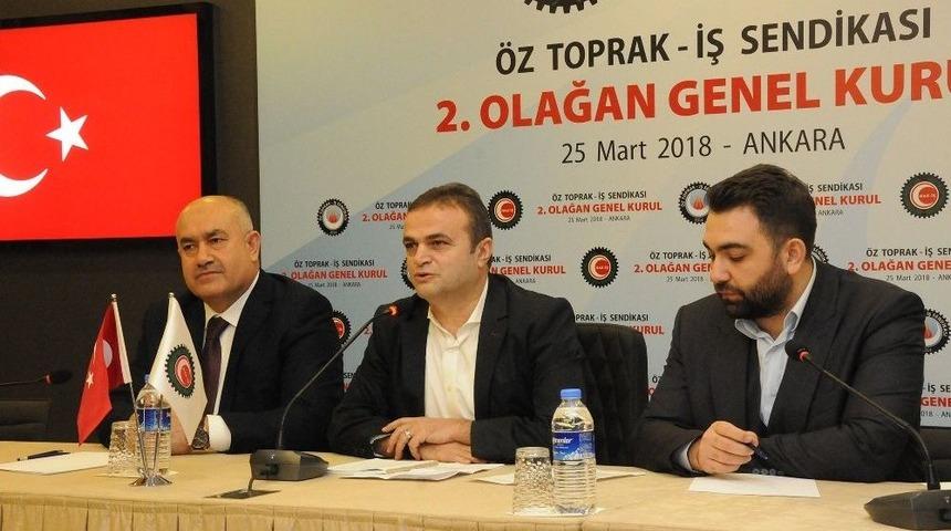 Arslan, &Ouml;z Toprak-iş Sendikası Genel Kurulu&rsquo;na Katıldı