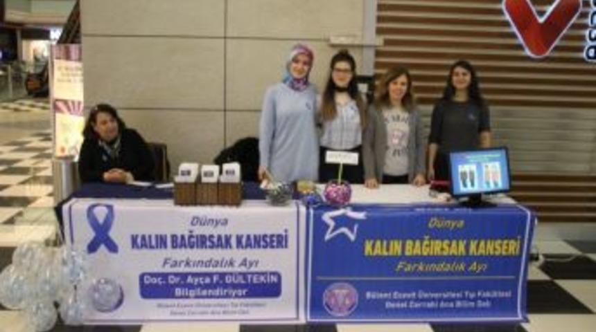 67 Burda Avm&rsquo;de Kalın Bağırsak Kanserine Dikkat &Ccedil;ektiler