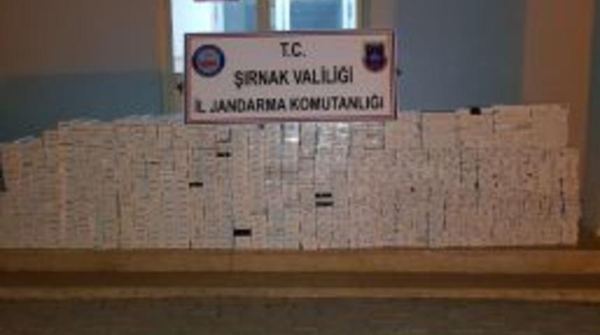 Şırnak&rsquo;ta 8 Bin 320 Paket G&uuml;mr&uuml;k Ka&ccedil;ağı Sigara Ele Ge&ccedil;irildi