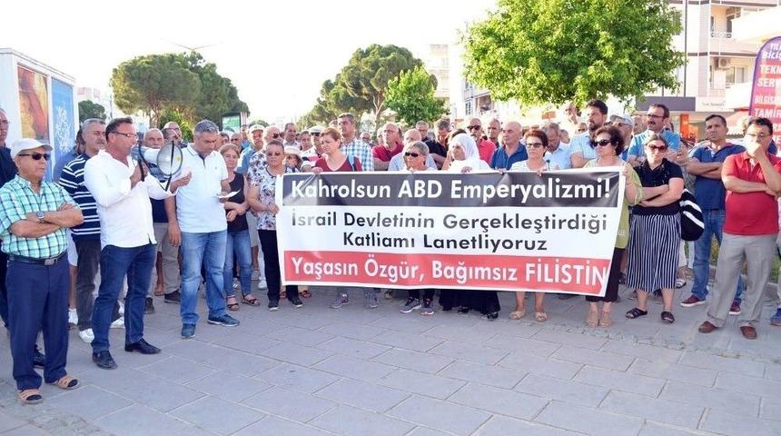 Didim&rsquo;de İsrail Protestosu