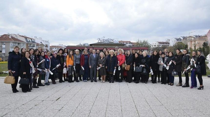 Başkan Ata&ccedil;, Belde Evi Eğitmenleriyle Bir Araya Geldi