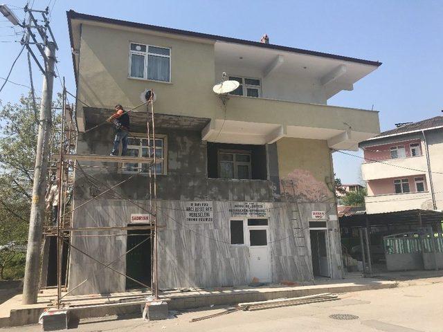 Köseköy’de Camii Şadırvanı Tamamlanıyor